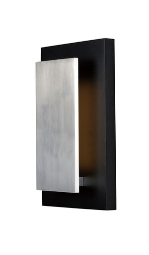 Alumilux Sconce 14' Single Light Wall Sconce in Black and Satin Aluminum