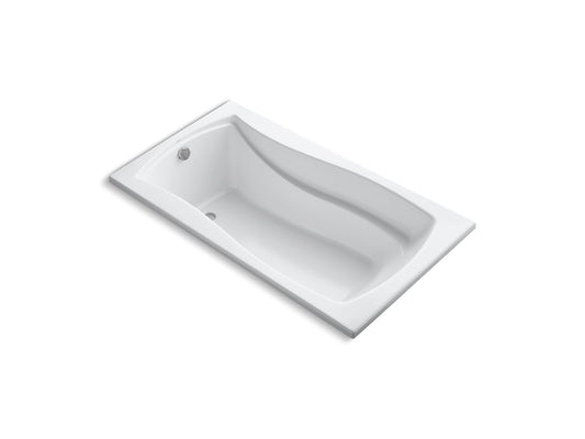 Mariposa 68.88" Acrylic Drop-In Bathtub in White