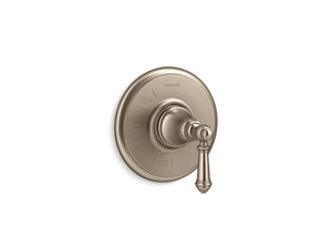 Artifacts Valve Trim in Vibrant Brushed Bronze with Lever Handle