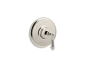 Artifacts Valve Trim in Vibrant Polished Nickel with Lever Handle