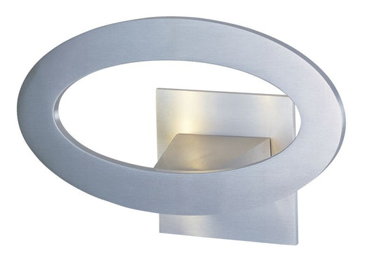 Alumilux Sconce 8" 7 Light Wall Sconce in Satin Aluminum