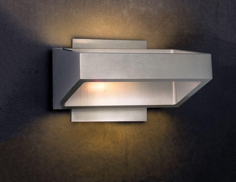 Alumilux Sconce 4.5' 18 Light Wall Sconce in Satin Aluminum