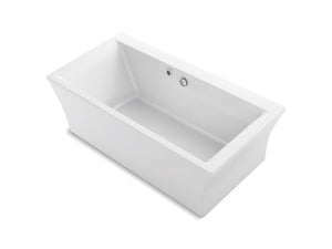 Stargaze 75' Acrylic Freestanding Heated Surface Bathtub in White