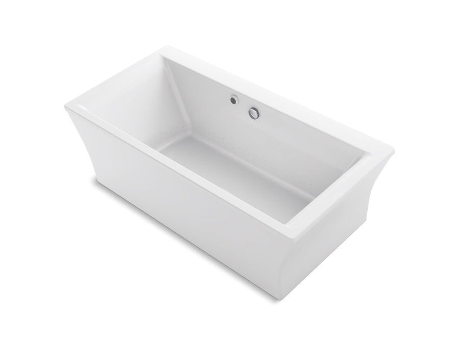 Stargaze 75' Acrylic Freestanding Heated Surface Bathtub in White