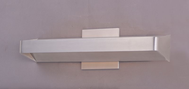 Alumilux Sconce 4.5' Single Light Square Wall Sconce in Satin Aluminum