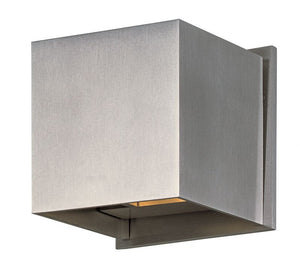 Alumilux Sconce 4.5' 2 Light Wall Sconce in Satin Aluminum