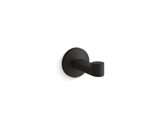 Components 2.6" Robe Hooks in Matte Black