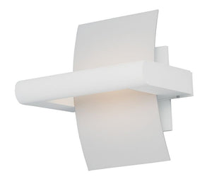 Alumilux Sconce 7' x 8' Single Light Wall Sconce in White