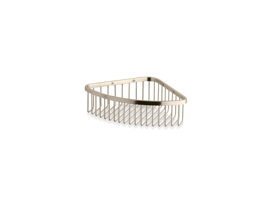 Vibrant Brushed Bronze Large Shower Basket (9.25" x 9" x 3.5")