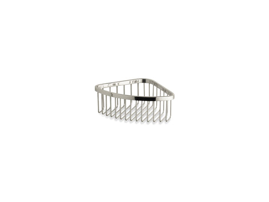 Vibrant Polished Nickel Medium Shower Basket (7.5" x 7.5" x 3.5")