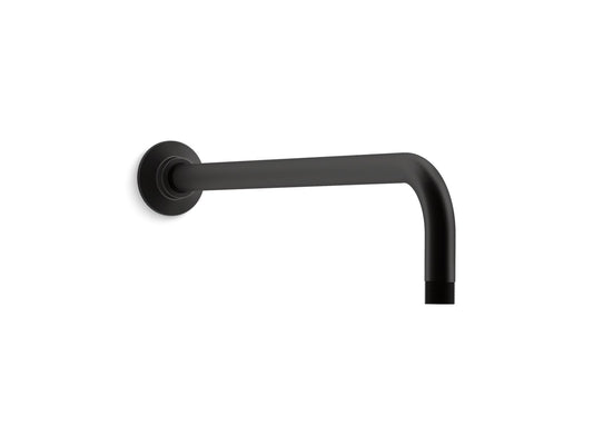 Matte Black Shower Arm (17" x 4.75" x 9.5")