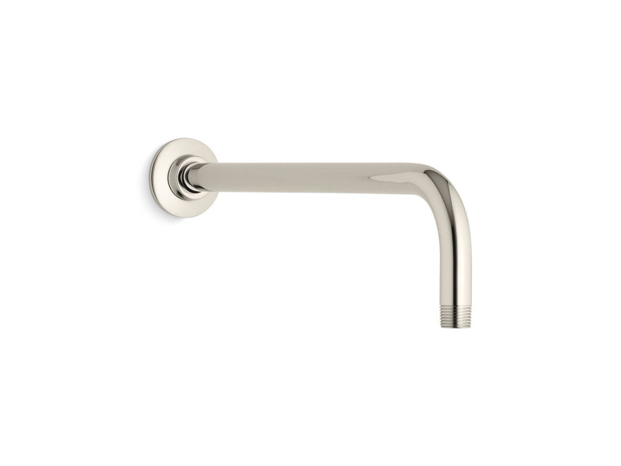 Vibrant Polished Nickel Shower Arm (17' x 4.75' x 9.5')