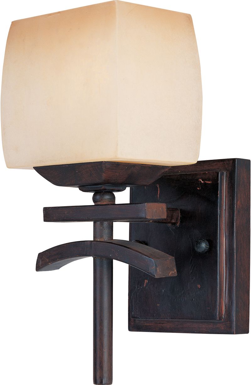 Asiana 12' Single Light Wall Sconce in Roasted Chestnut