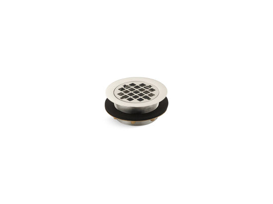 Vibrant Polished Nickel Shower Drain (4.75" x 5.25" x 4.75")