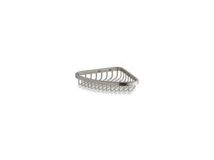 Brushed Stainless Small Shower Basket (5.5' x 5.5' x 3.5')