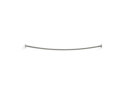 Expanse Traditional Brushed Stainless Shower Rod (47.5" x 4.25" x 3.75")