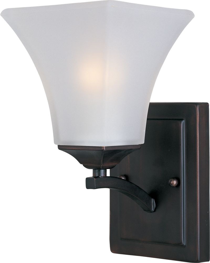Aurora 10' Single Light Wall Sconce in Oil Rubbed Bronze
