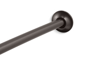 Expanse Oil-Rubbed Bronze Shower Rod (46.38' x 3.63' x 4')