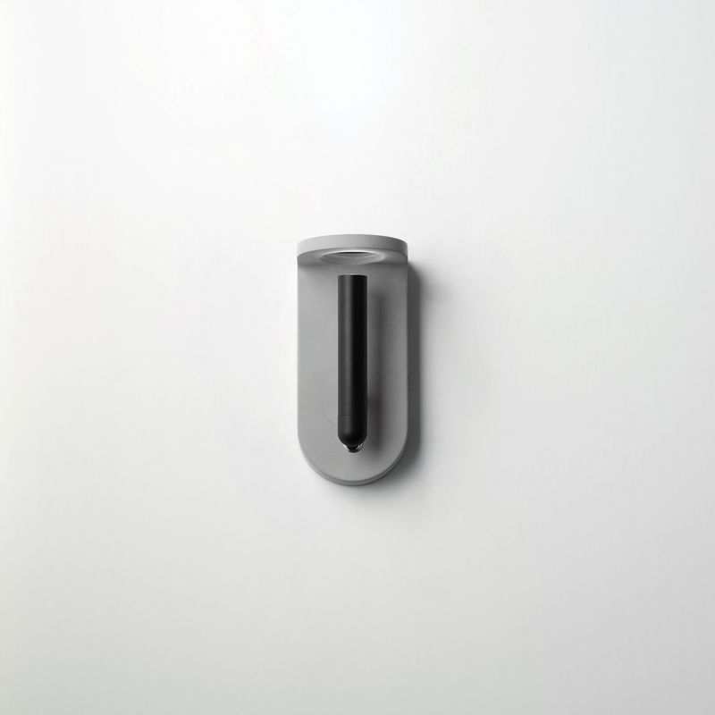 Beacon 9.75' Single Light Wall Sconce in Grey and Black