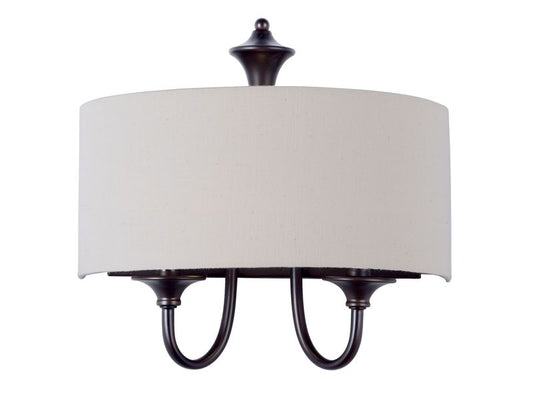 Bongo 13.5" 2 Light Wall Sconce in Oil Rubbed Bronze