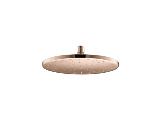 2.5 gpm 10" Showerhead in Vibrant Rose Gold