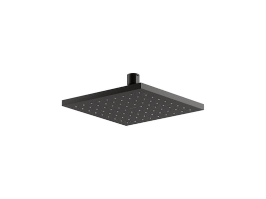 Square 1.75 gpm Showerhead in Matte Black