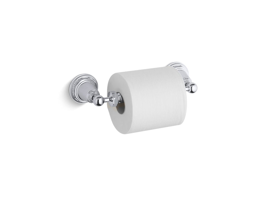 Pinstripe 3' Toilet Paper Holder in Polished Chrome
