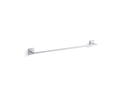 Eclectic 25.97" Towel Bar in Polished Chrome