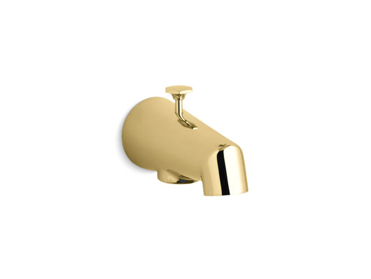 Antique Tub Spout in Vibrant Polished Brass