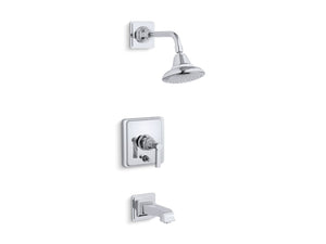 Pinstripe Pure Tub & Shower Faucet in Polished Chrome