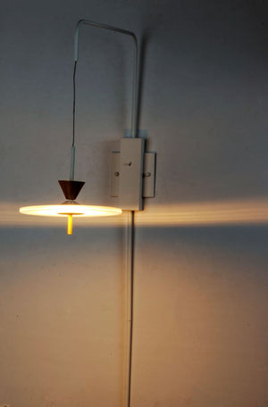Circuit 43.25' Single Light Wall Sconce in Matte White
