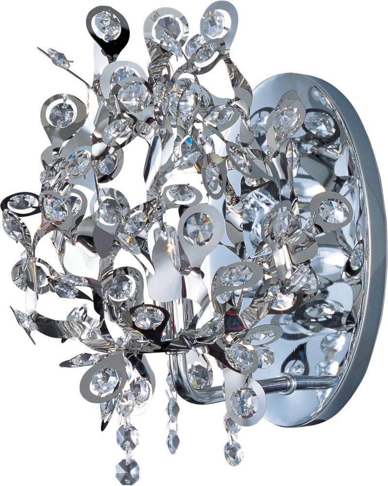 Comet 10' Single Light Wall Sconce in Polished Chrome