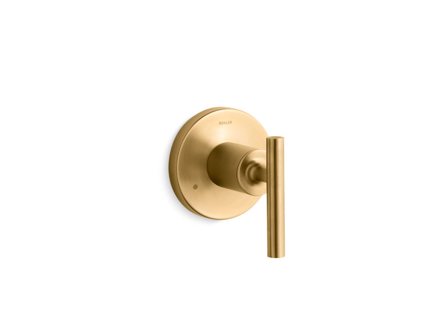 Purist Control Trim in Vibrant Brushed Moderne Brass