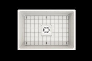 Contempo 27' x 19' x 10' Single-Basin Farmhouse Apron Front Kitchen Sink in White