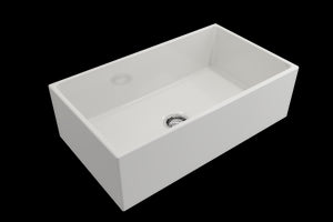 Contempo 33' x 19' x 10' Single-Basin Farmhouse Apron Front Kitchen Sink in White