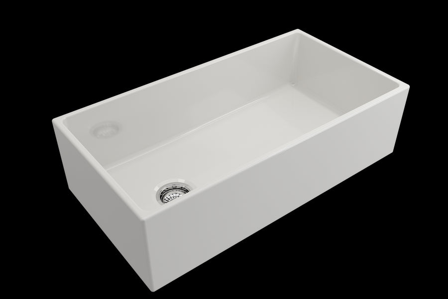 Contempo 36' x 19' x 10' Single-Basin Farmhouse Apron Front Kitchen Sink in White