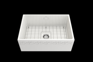 Vigneto 27' x 19' x 10' Single-Basin Farmhouse Apron Front Kitchen Sink in White