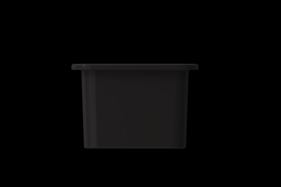 Sotto 12' x 18' x 8' Single-Basin Undermount Kitchen Sink in Matte Black