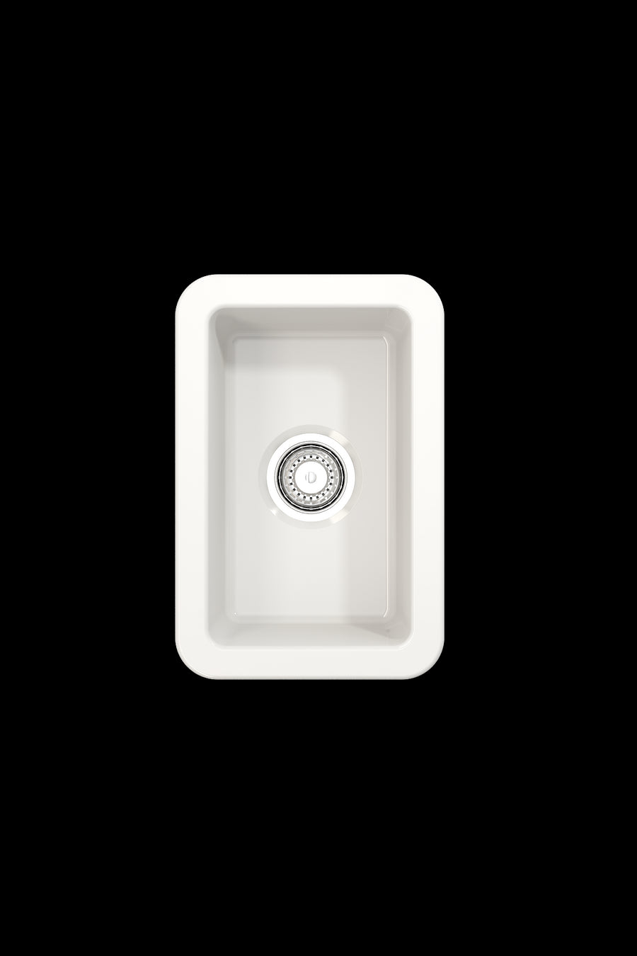 Sotto 12' x 18' x 8' Single-Basin Undermount Kitchen Sink in White