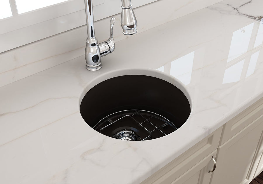 Sotto 18.5' x 18.5' x 9' Single-Basin Undermount Kitchen Sink in Matte Brown