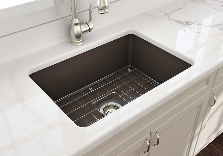 Sotto 26.75' x 19' x 10' Single-Basin Undermount Kitchen Sink in Matte Brown