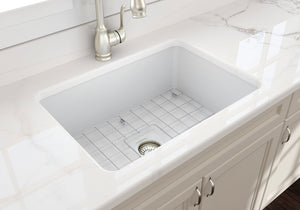 Sotto 26.75' x 19' x 10' Single-Basin Undermount Kitchen Sink in Matte White