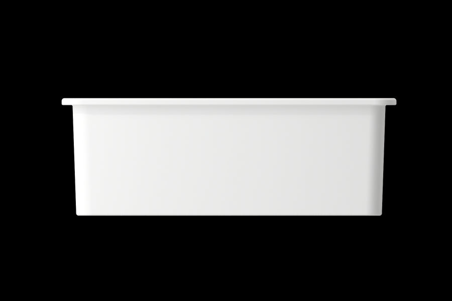 Sotto 26.75' x 19' x 10' Single-Basin Undermount Kitchen Sink in Matte White