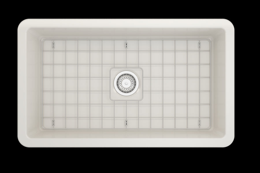 Sotto 32' x 19' x 10' Single-Basin Undermount Kitchen Sink in Biscuit