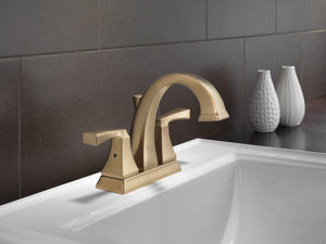 Dryden Centerset Two-Handle Bathroom Faucet in Champagne Bronze
