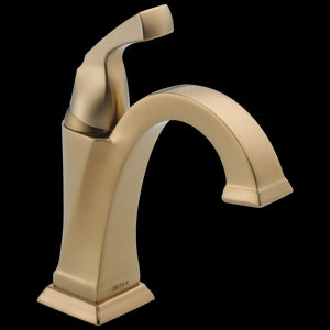 Dryden Single-Handle Bathroom Faucet in Champagne Bronze