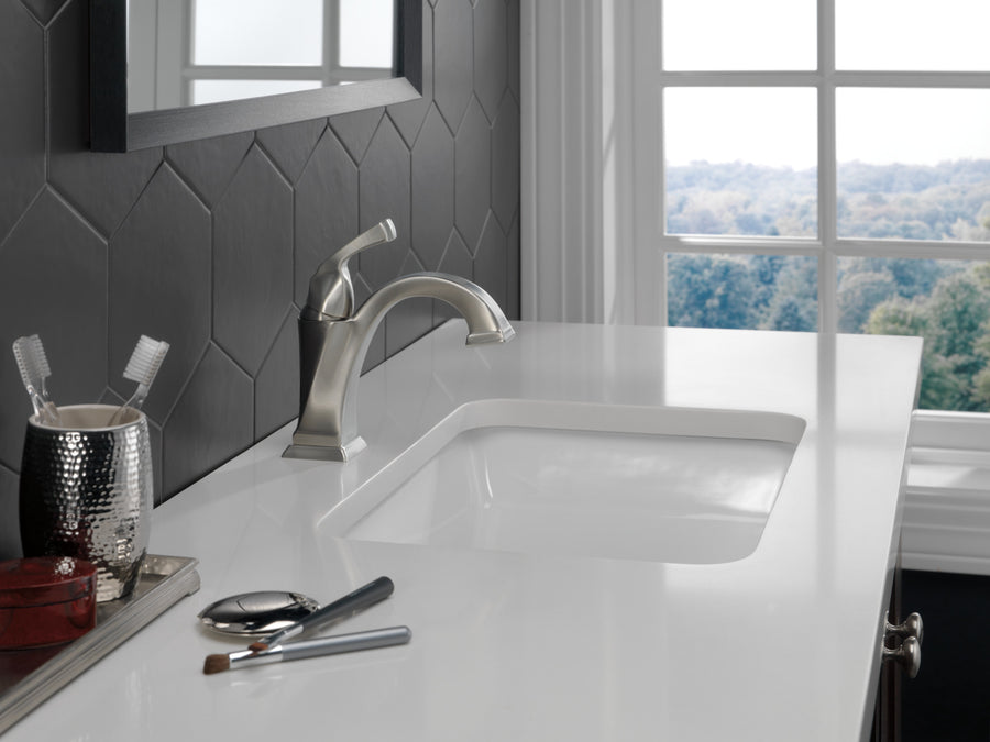 Dryden Single-Handle Bathroom Faucet in Stainless