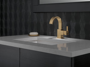 Vero Single-Handle Bathroom Faucet in Champagne Bronze