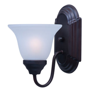 Essentials - 801x 9.5' Single Light Wall Sconce in Oil Rubbed Bronze with Frosted Glass Finish