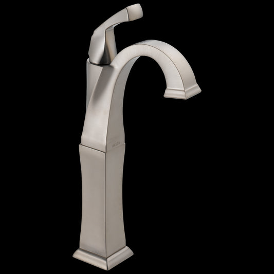 Dryden Vessel Single-Handle Bathroom Faucet in Stainless